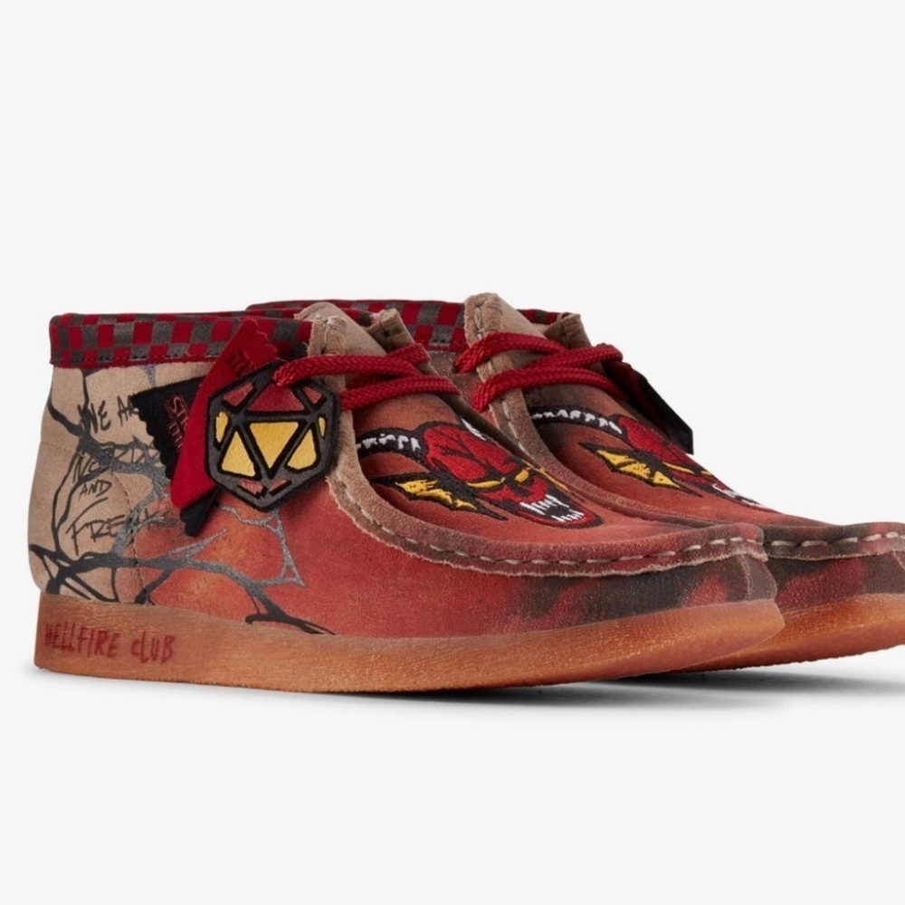 🔥 Clarks Wallabee Stranger Things Demogorgon Shoes Men’s 11 NWOT Rare
